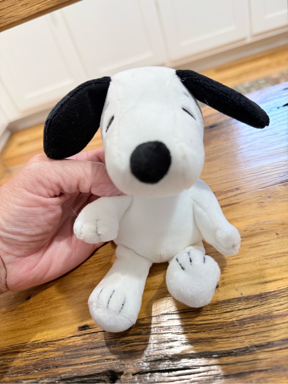 Hallmark Peanuts Snoopy Plush Dog, Small 6-14 in, White/Black, 2023